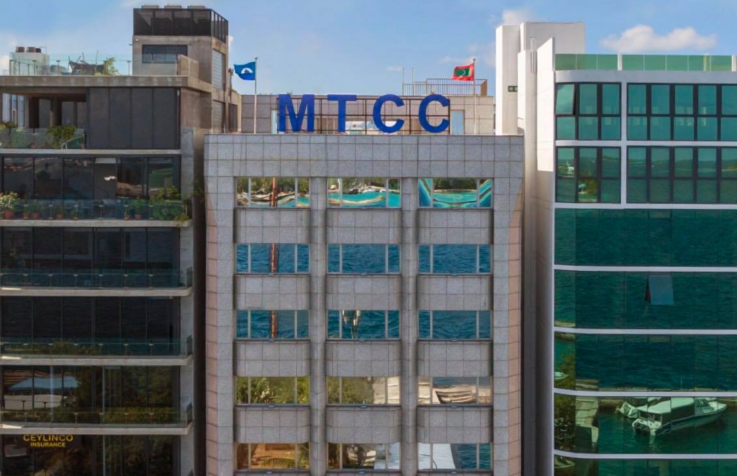 އެމްޓީސީސީ ޓަވާ. މިއީ އެމްޓީސީސީގެ ގިނަ އަދަދެއްގެ މުވައްޒަފުން މަސައްކަތް ކުރާ އިމާރާތެއް--ފޮޓޯ:އެމްޓީސީސީ