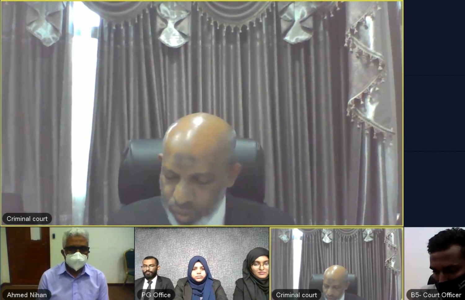 ނިހާންގެ ޝަރީއަތުގެ އަޑުއެހުމުގެ ސްކްރީންޝޮޓެއް