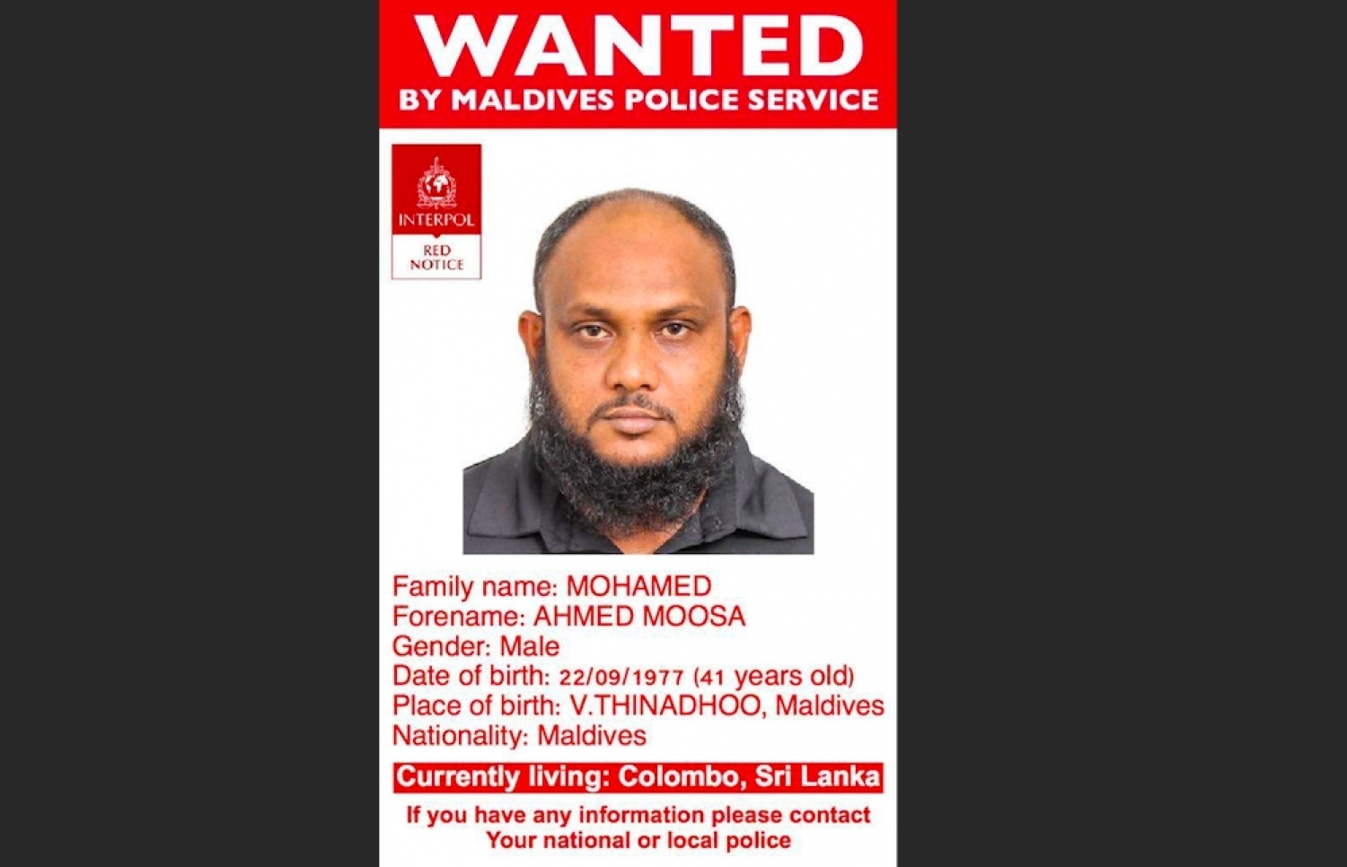 ހިޔާނާތުގެ ގިނަ ދައުވާތަކެއް އުފުލިފައިވާ ސީލައިފް ގްލޯބަލް ކުންފުނީގެ މެނޭޖިން ޑިރެކްޓަރު އަހުމަދު މޫސާ (އައްމަޓީ) --