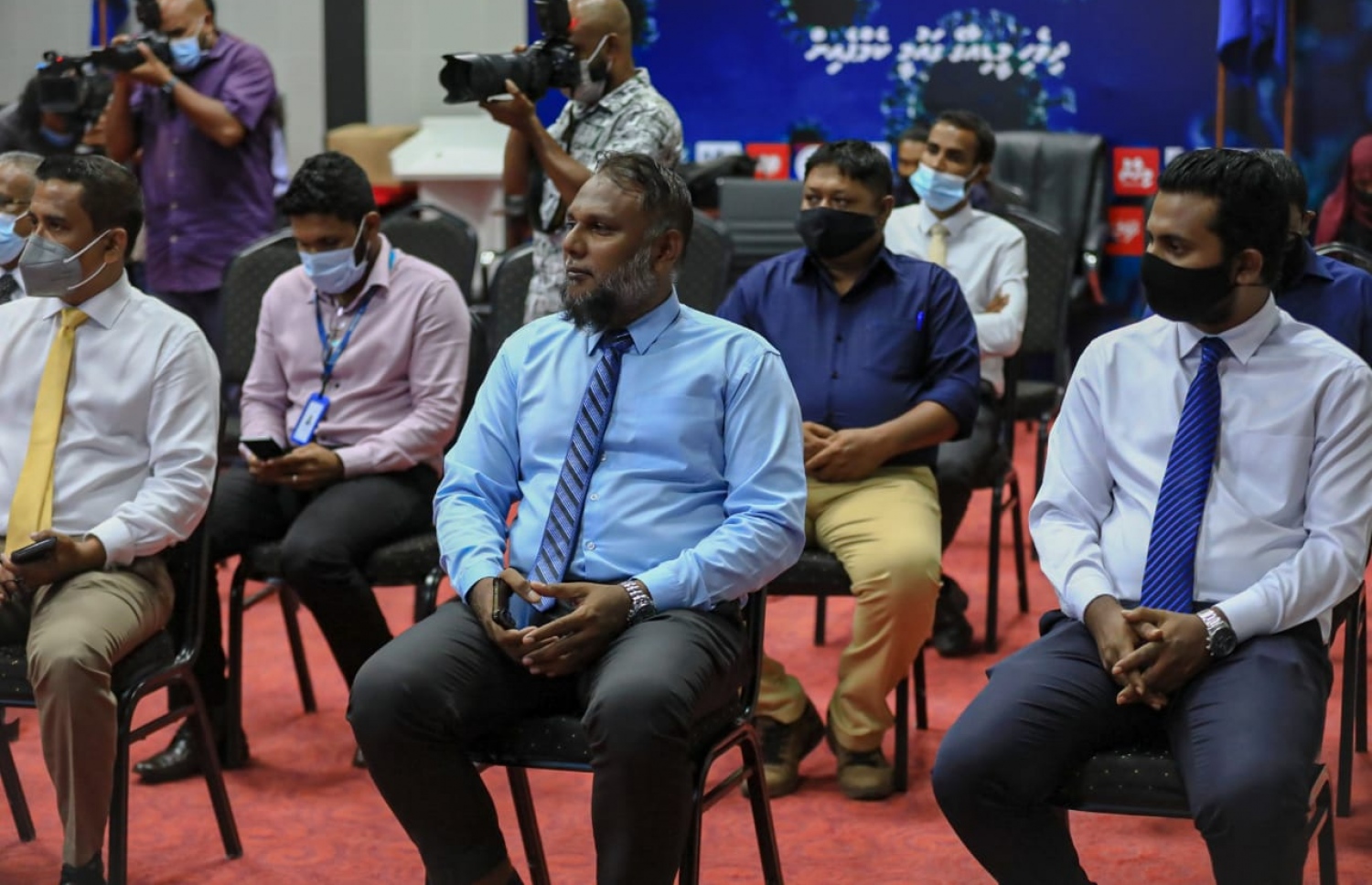 އެއްބަސްވުންތަކުގައި ސޮއިކުރަން މިއަދު ބޭއްވި ރަސްމިއްޔާތު-- ފޮޓޯ: ނެޝަނަލް ޕްލޭނިން މިނިސްޓްރީ