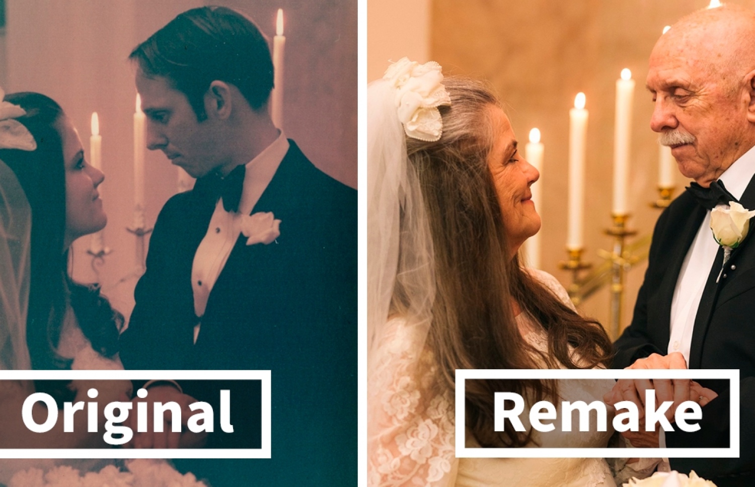 ކެލީ އާއި ކެރޮލީންގެ އެހާރާއި މިހާރުގެ ކައިވެނިގެ ފޮޓޯއެއް.