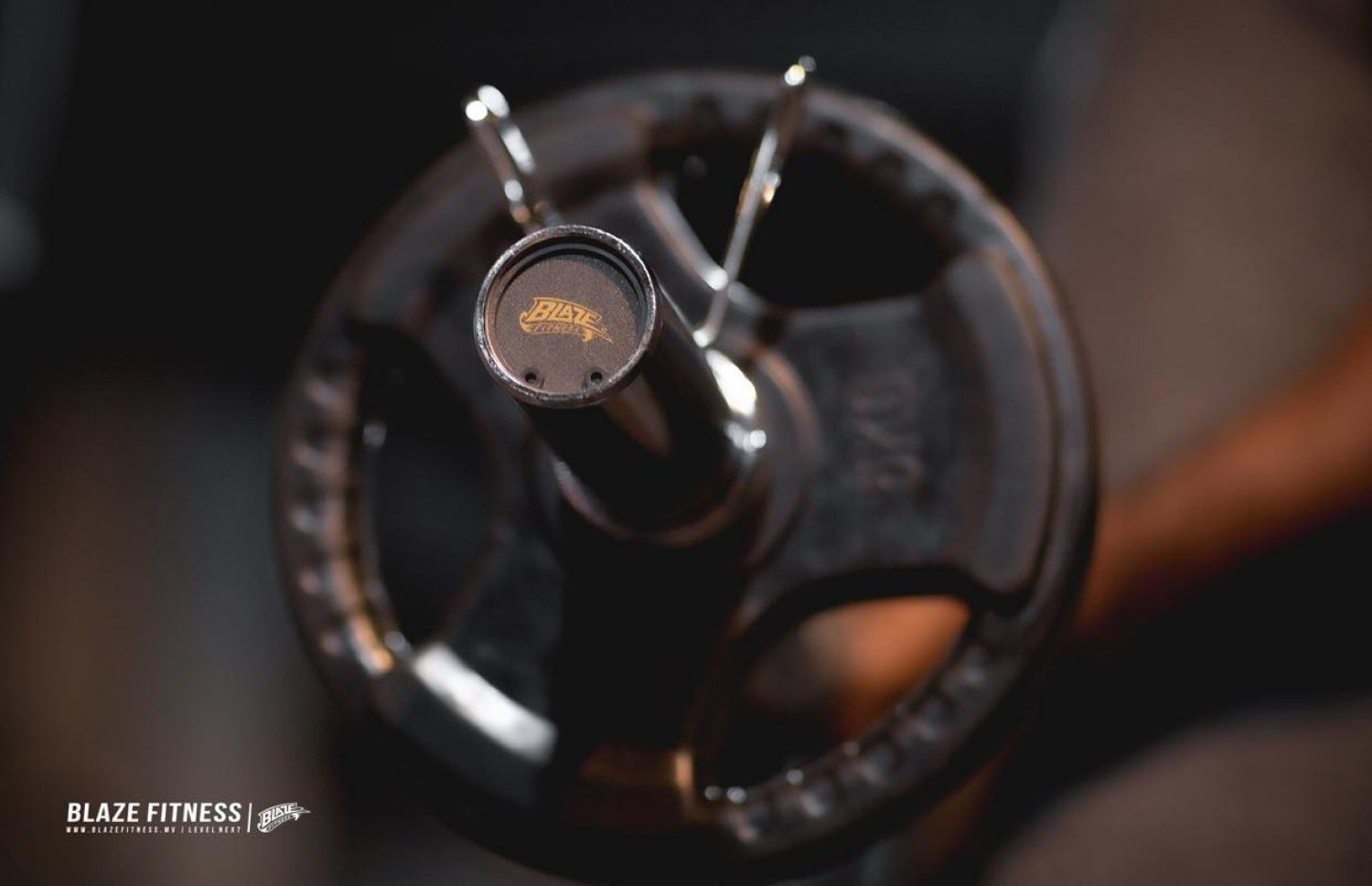 ބްލޭޒް ފިޓްނަސް ލޯގޯ ޖަހާފައިވާ ކާލްބާއެއް