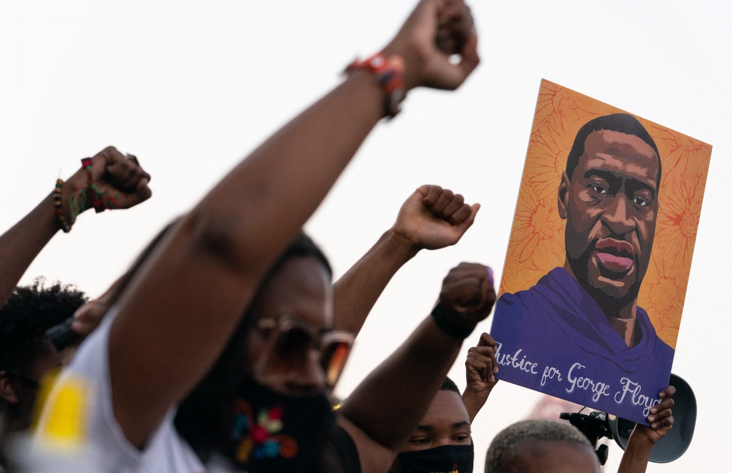 ޖޯޖް ފްލޮއިޑު މަރާލީ މިދިޔަ އަހަރުގެ މެއި މަހު 25 ވަނަ ދުވަހު. --ފޮޓޯ:އޭއެފްޕީ