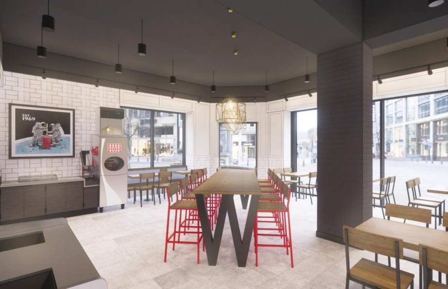 ރީޑިންގައި ހުޅުވާ ވެންޑީޒްގެ އައުޓްލެޓްގެ މަންޒަަރެއް.