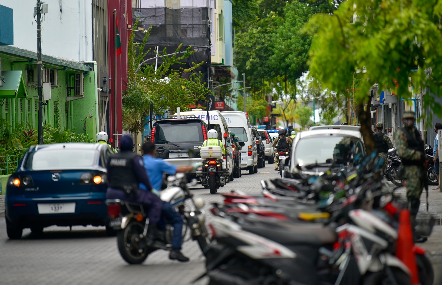 ވަރުގަދަ ސެކިއުރިޓީއަކާ އެކު ނަޝީދު ޖަރުމަނަށް