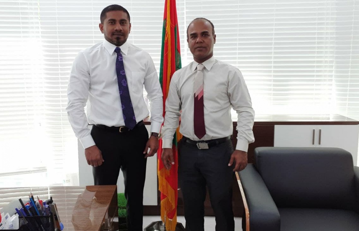 ރޯވިން އެސޯސިއޭޝަންގެ ރައީސް ހަބީބް އާއި ސްޕޯޓްސް މިނިސްޓަރު މަހްލޫފް