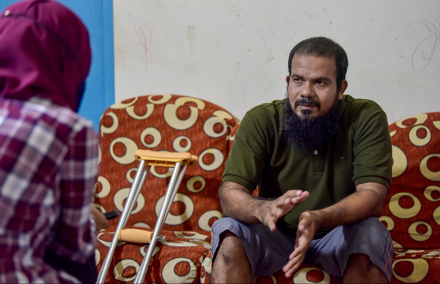 ހަމަލާގައި ޒަހަމްވި އާދަމް "މިހާރު" އަށް މިއަދު އިންޓަވިއު ދެނީ-- ފޮޓޯ: ނިޝާން އަލީ/ މިހާރު