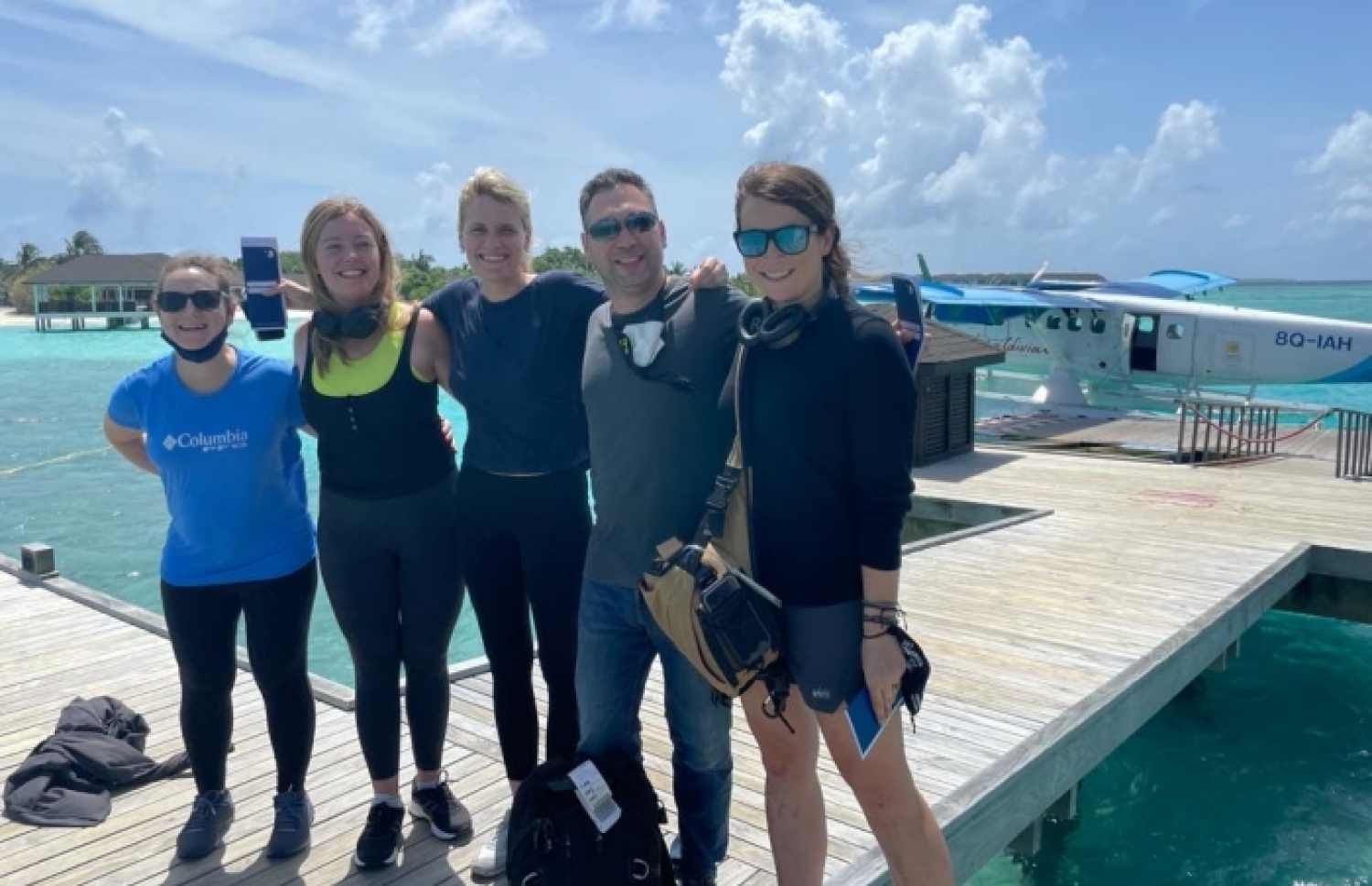 އެމެރިކާއިން އައި ޓީމުގެ ބައެއް ނޫސްވެރިން--- ފޮޓޯ: އެމްއެމްޕީއާރުސީ