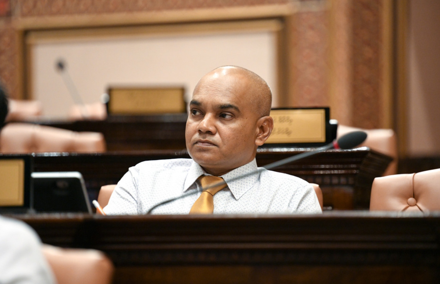 އަލިފުށި ދާއިރާގެ މެންބަރު މުހައްމަދު ރަޝީދު ހުސެއިން (ބިގޭ)--ފޮޓޯ: ރައްޔިތުންގެ މަޖިލިސް