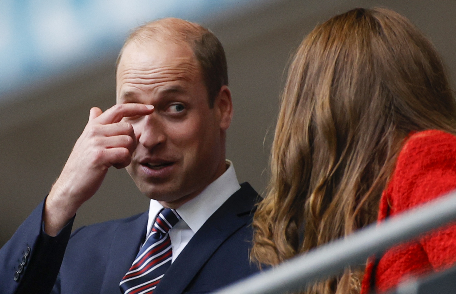 ލަންޑަން - ޖޫން 29، 2021: ޔޫރޯ 2020 ގެ ދެވަނަ ބުރުގައި ޖަރުމަނާ ދެކޮޅަށް އިންގްލެންޑް ކުޅުނު މެޗު ބައްލަވާލެއްވުމަށް ޕްރިންސް ވިލިއަމް ވެމްބްލީ ސްޓޭޑިއަމަށް ވަޑައިގެން. --ފޮޓޯ:އޭއެފްޕީ