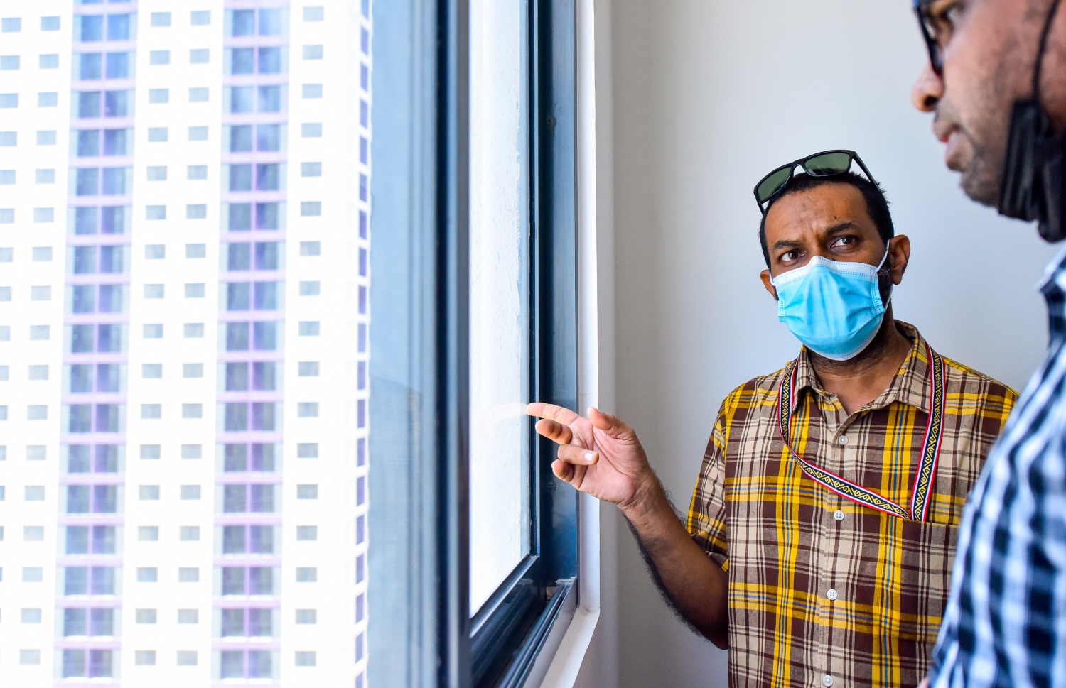 ހުސެއިން، "މިހާރު" އަށް އިންޓަވިއު ދެނީ-- ފޮޓޯ: އަހުމަދު އަވްޝަން/ މިހާރު