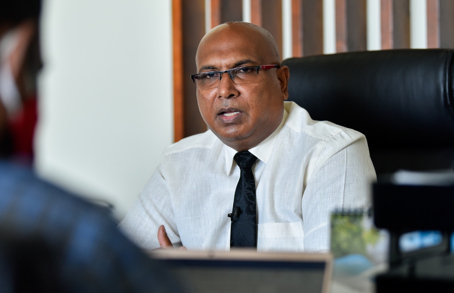 އެޗްޑީސީގެ މެނޭޖިން ޑިރެކްޓަރު ސުހައިލް އަހުމަދު-- ފޮޓޯ: އަހުމަދު އަވްޝަން/ މިހާރު