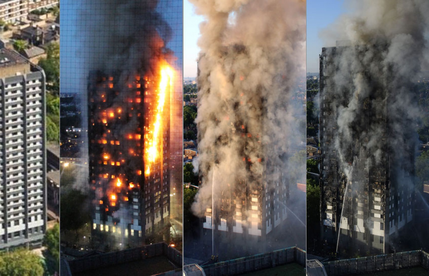 ގްރެންފެލް ޓަވަރުގައި ހިނގި އަލިފާނުގެ ހާދިސާ--