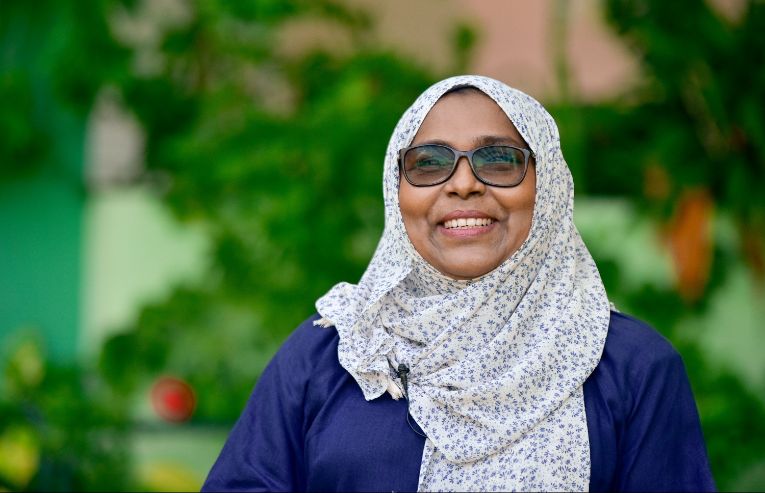 ދިރާސީ އާ އަހަރު ފެށުމާ ގުޅޭގޮތުން ކަލާފާން ސްކޫލުގެ ޕްރިންސިޕަލް ރަހުމާ "މިހާރު" އާ ވާހަކަދައްކަވަނީ.- ފޮޓޯ: ނިޝާން އަލީ/ މިހާރު