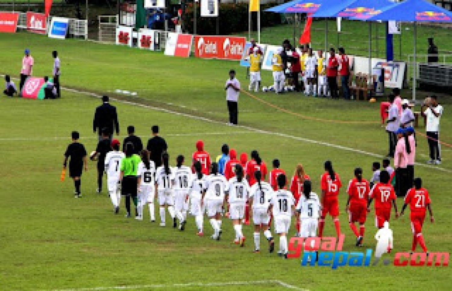 ސާފް ޗެމްޕިއަންޝިޕުގައި ރާއްޖެ އާއި އަފްގާނިސްތާން ކުޅެނު މެޗަށް ދެ ޓީމު ނުކުންނަނީ --- ފޮޓޯ: ގޯލް ނޭޕާލް