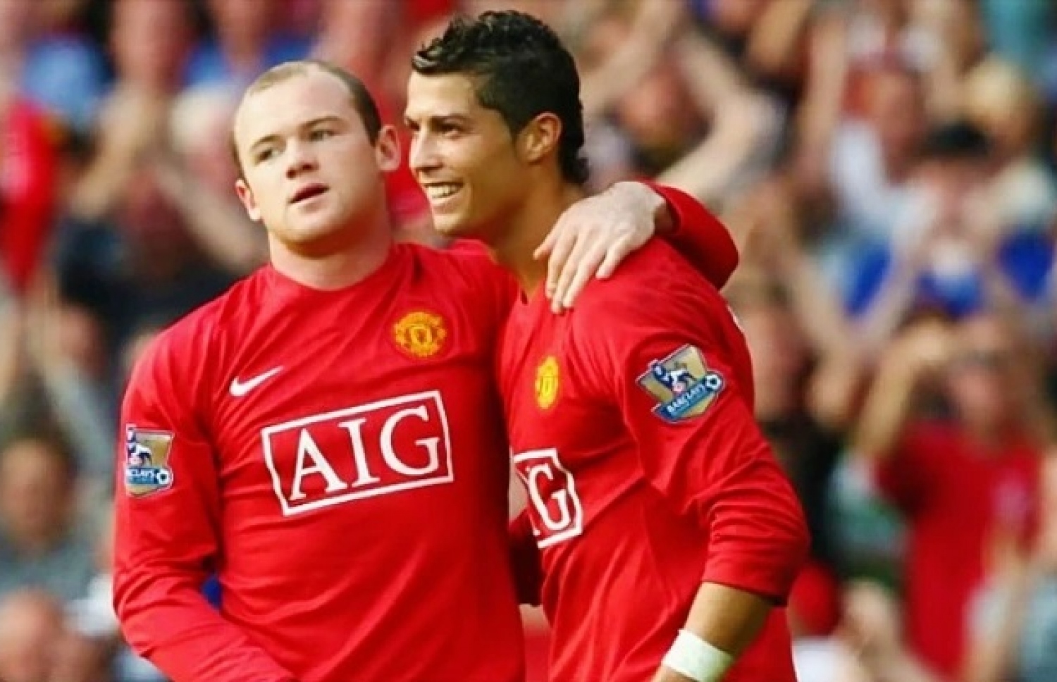 ރޮނާލްޑޯ އާއި ރޫނީ، ކުރިން ޔުނައިޓެޑްގައި އެކުގައި ކުޅުނު އިރު --- ފައިލް ފޮޓޯ