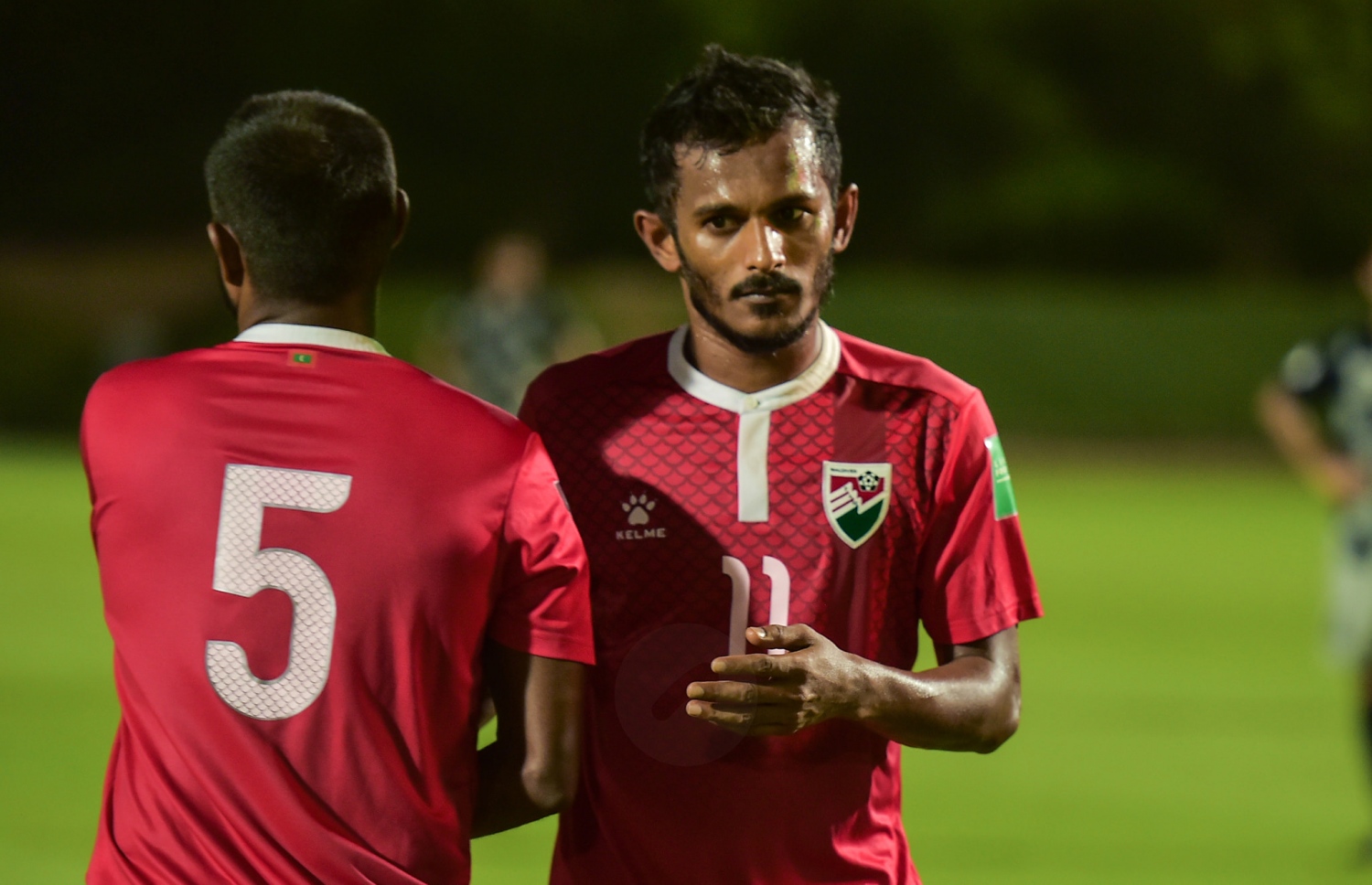 ރޭ ގެ މެޗުގައި ރާއްޖެއަށް ލަނޑު ޖަހައިދިން އަލީ ފާސިރު ސެންޓޭ