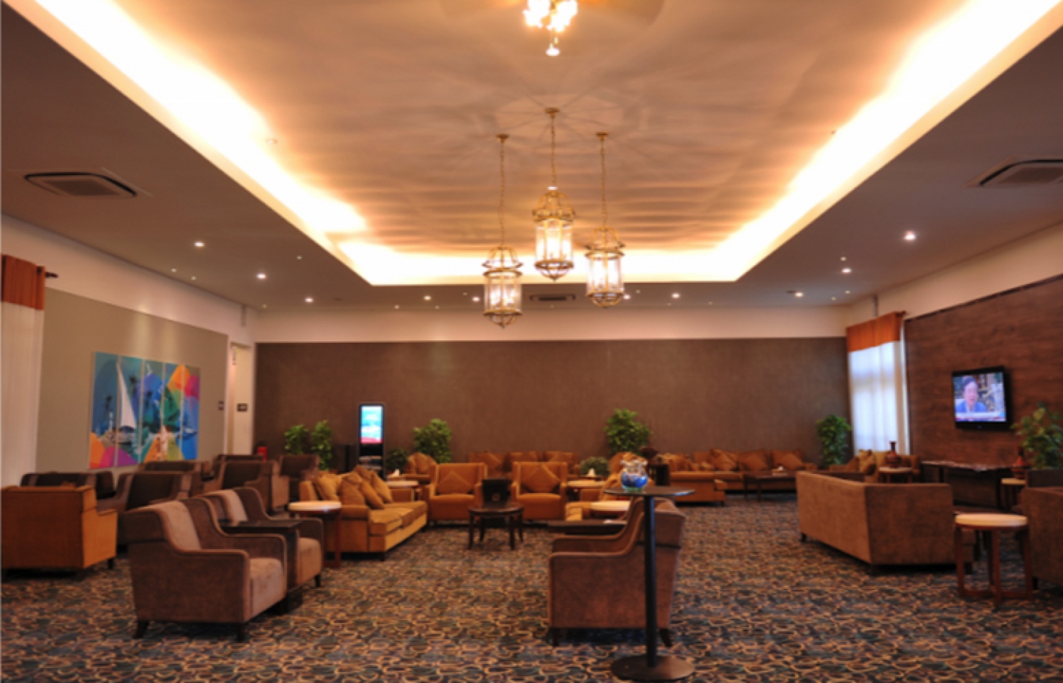 ވެލާނާ އިންޓަނޭޝަނަލް އެއާޕޯޓުގެ ވީއައިޕީ ލައުންޖް.