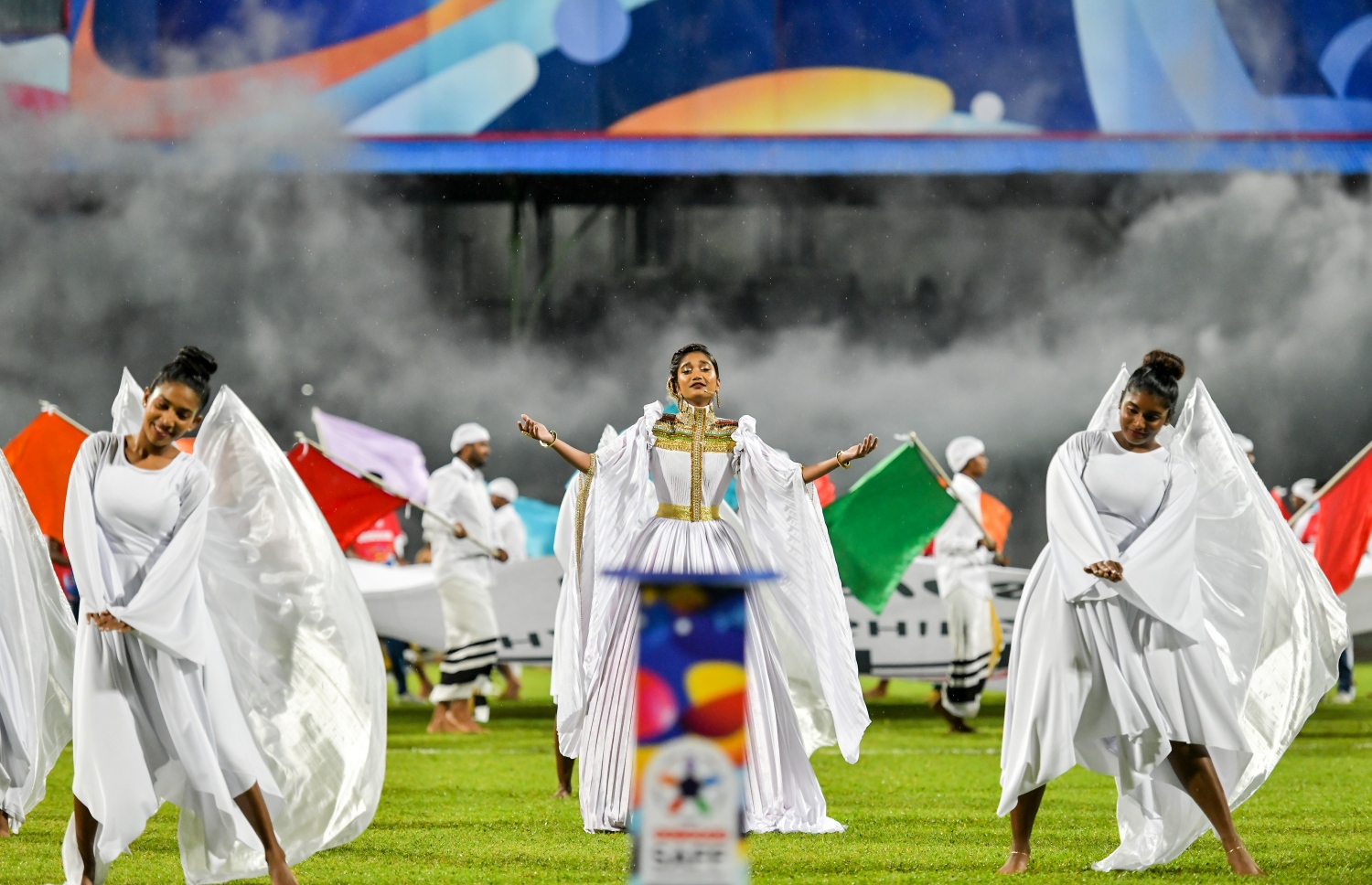 މާލެ- އޮކްޓޯބަރ 1، 2021: އުރީދޫ ސާފް ޗެމްޕިއަންޝިޕްގައި މިރޭ ރާއްޖެ އާއި ނޭޕާލް ކުޅުނު މެޗުގެ ތެރެއިން، މިމެޗު 1-0 ގެ ނަތީޖާއުކުން ކާމިޔާބުކުރީ ނޭޕާލް-. ފޮޓޯ: ނިޝާން އަލީ / މިހާރު