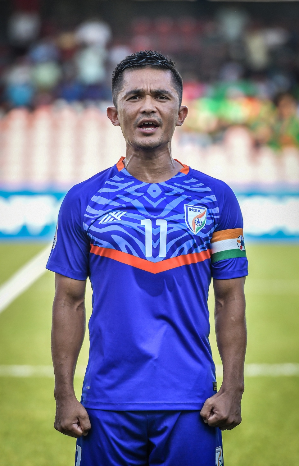 މާލެ- އޮކްޓޯބަރ 4، 2021: އުރީދޫ ސާފް ޗެމްޕިއަންޝިޕްގައި މިއަދު އިންޑިއާ އާއި ބަންގްލްދޭޝް ބައްދަލުކުރި މެޗުގެ ތެރެއިން، ދެ ވަނަ ހާފްގެ ބޮޑުބައި އެއް ކުޅުންތެރިއަކު މަދުކޮށް ކުޅުނު ބަންގްލަދޭޝް އިން ވަނީ މުބާރާތުގެ އެންމެ ކާމިޔާބު ޓީމު އިންޑިއާއާ 1-1 އިން އެއްވަރުކޮށްފައި--. ފޮޓޯ: ނިޝާން އަލީ/މިހާރު