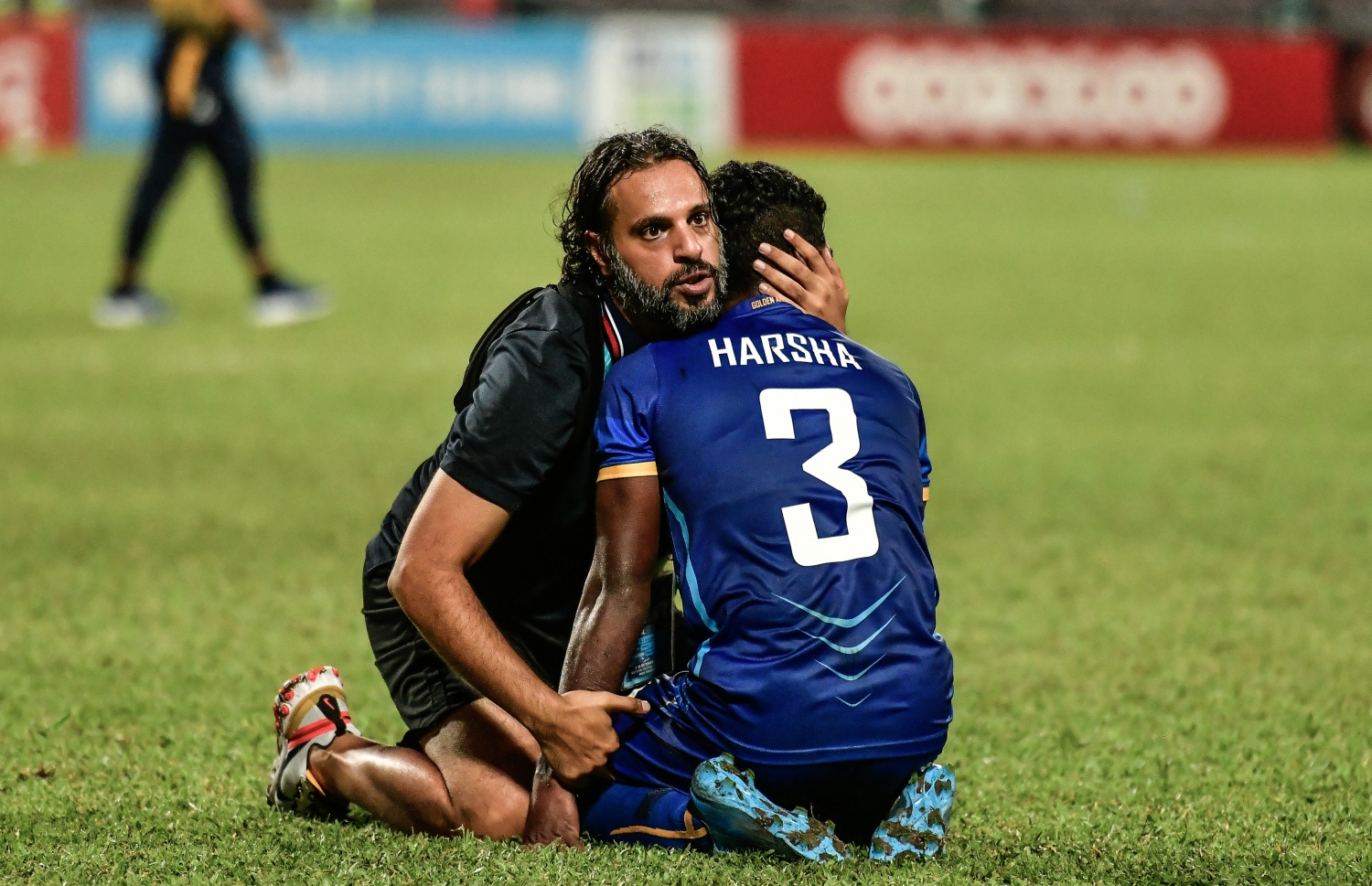 މާލެ- އޮކްޓޯބަރ ، 2021: އުރީދޫ ސާފް ޗެމްޕިއަންޝިޕްގައި ރޭ ނޭޕާލް އާއި ސްރީ ލަންކާ ބައްދަލުކުރި މެޗުގެ ތެރެއިން، ރޭ ސްރީލަންކާ އަތުން 3-2 އިން މޮޅުވެ، ނޭޕާލް ވަނީ ތާވަލްގެ އެއް ވަނަ އަށް ޖެހިލާފައި --. ފޮޓޯ: ނިޝާން އަލީ/މިހާރު