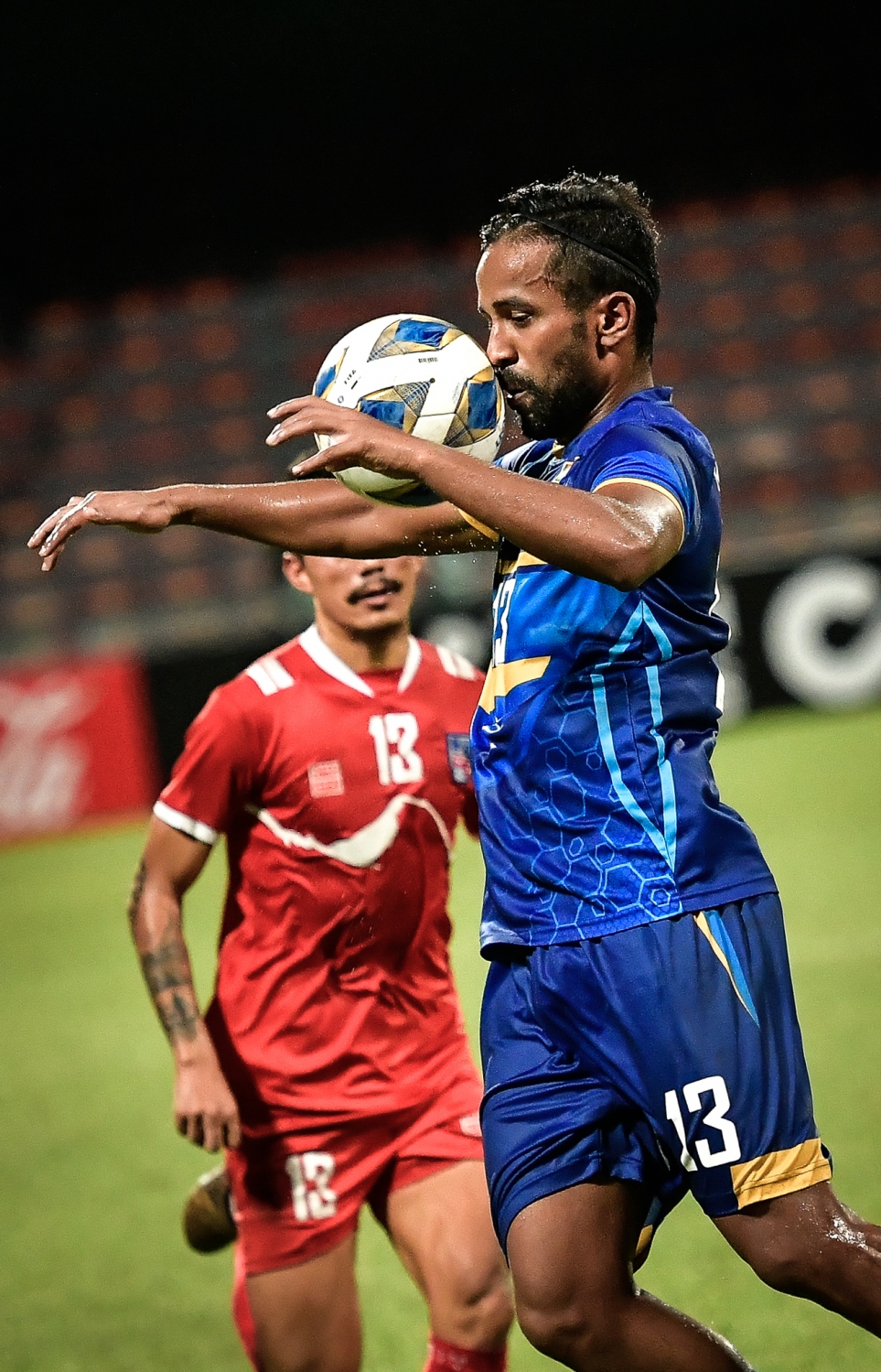 މާލެ- އޮކްޓޯބަރ ، 2021: އުރީދޫ ސާފް ޗެމްޕިއަންޝިޕްގައި ރޭ ނޭޕާލް އާއި ސްރީ ލަންކާ ބައްދަލުކުރި މެޗުގެ ތެރެއިން، ރޭ ސްރީލަންކާ އަތުން 3-2 އިން މޮޅުވެ، ނޭޕާލް ވަނީ ތާވަލްގެ އެއް ވަނަ އަށް ޖެހިލާފައި --. ފޮޓޯ: ނިޝާން އަލީ/މިހާރު