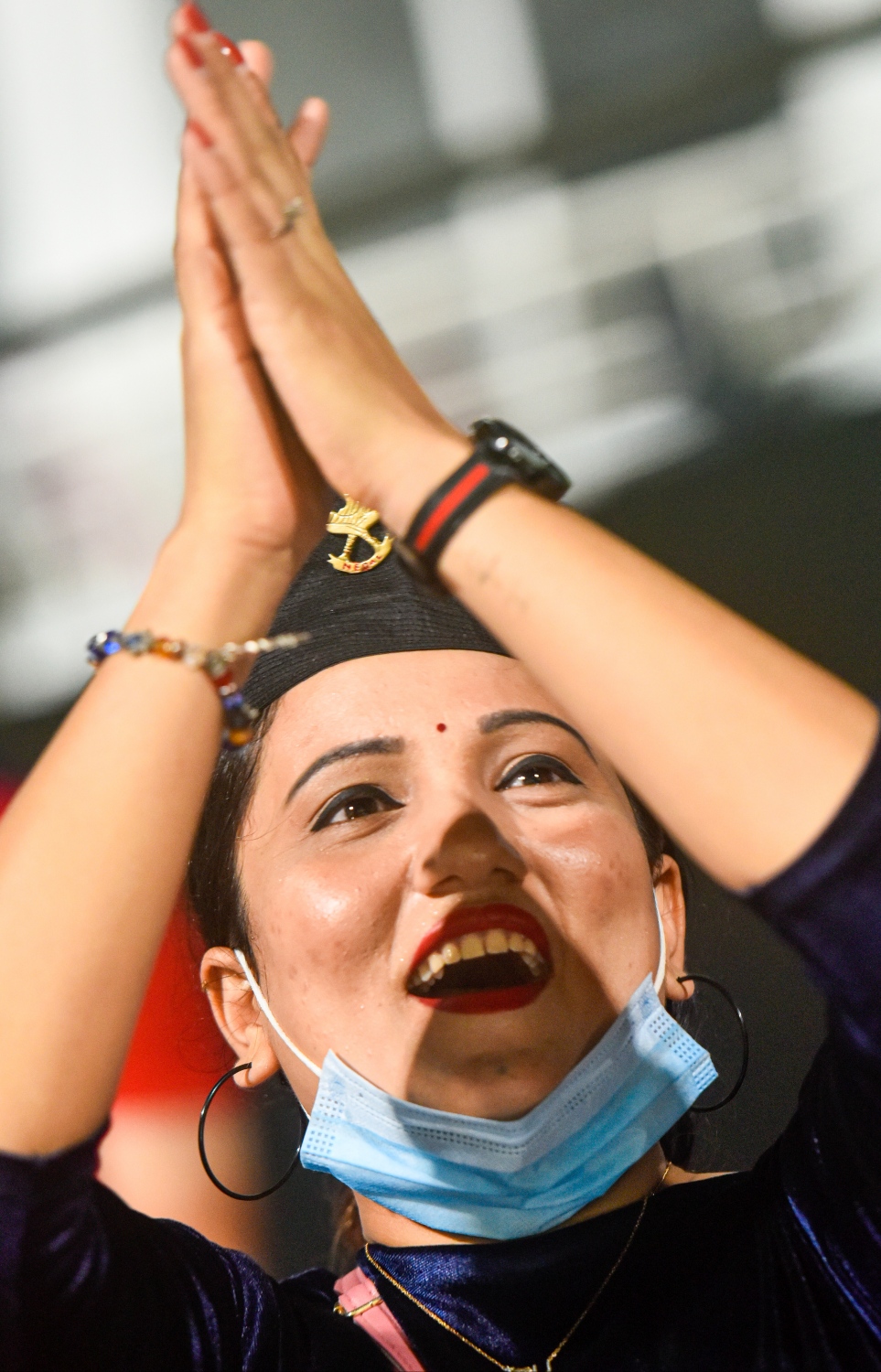 މާލެ - އޮކްޓޯބަރު 16، 2021: އިންޑިއާއި ނެޕާލް ކުޅުނު އުރީދު ސާފް ޗެމްޕިއަންޝިޕް 2021 ފައިނަލް މެޗުގެ ތެރެއިން: ފަހު ހާފުގައި ޖެހި 3 ގޯލުން މެޗު ކާމިޔާބުކޮށް މުބާރާތް ކާމިޔާބުކުރީ އިންޑިއާއިން-- ފޮޓޯ: ފަޔާޒު މޫސާ /. މިހާރު