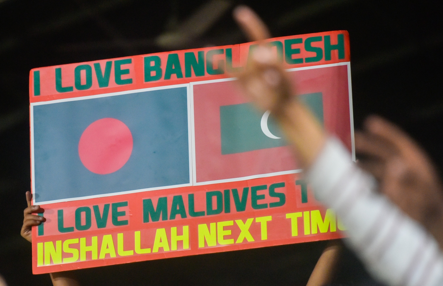 މާލެ - އޮކްޓޯބަރު 16، 2021: އިންޑިއާއި ނެޕާލް ކުޅުނު އުރީދު ސާފް ޗެމްޕިއަންޝިޕް 2021 ފައިނަލް މެޗުގެ ތެރެއިން: ފަހު ހާފުގައި ޖެހި 3 ގޯލުން މެޗު ކާމިޔާބުކޮށް މުބާރާތް ކާމިޔާބުކުރީ އިންޑިއާއިން-- ފޮޓޯ: ފަޔާޒު މޫސާ /. މިހާރު