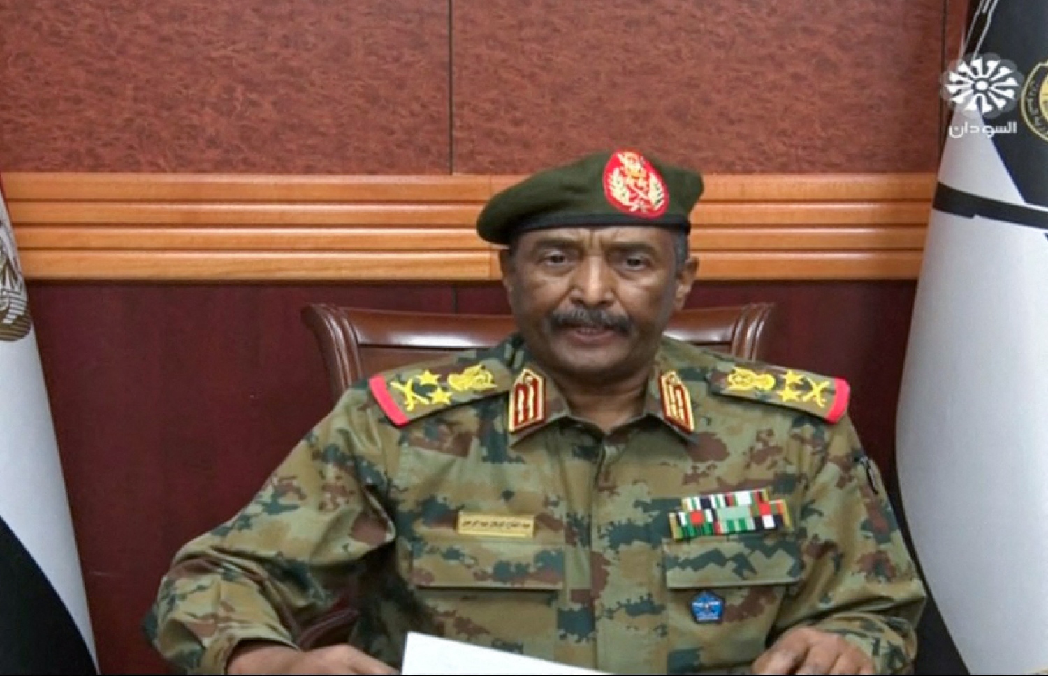 ސޫދާންގެ މިހާރުގެ އަސްކަރީ ވެރިޔާ ޖެނެރަލް އަބްދުލްފައްތާހް އަލް ބުރުހާން --އޭއެފްޕީ