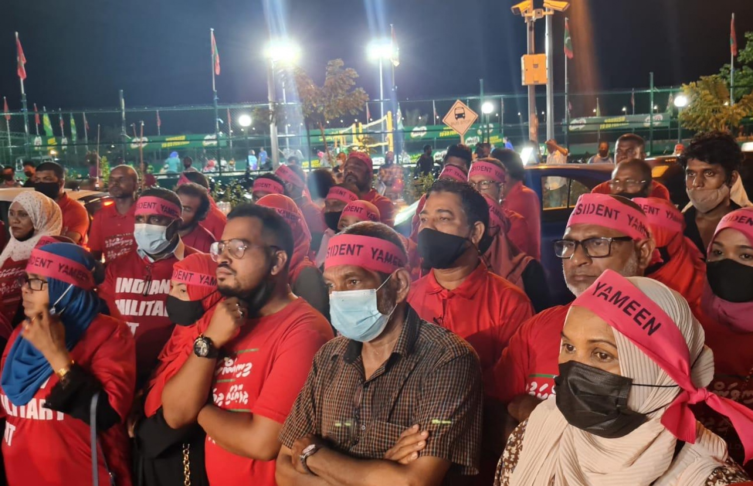 ޕީޕީއެމްގެ 10 ވަނަ އަހަރީ ދުވަސް ފާހަގަކުރުމަށް މިރޭ ބޭއްވި ހަފުލާގައި ބައިވެރިވި ބައެއް މީހުން.---ފޮޓޯ: ޕީޕީއެމް