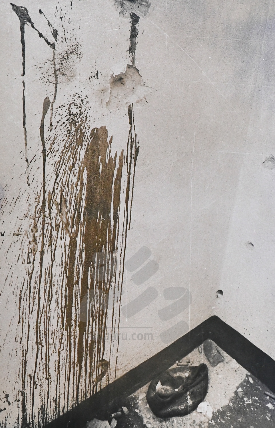 ނޮވެމްބަރު 3، 1988 ގެ އެންމެ ހާއްސަ އެއް ފޮޓޯ: މިއީ ޝަހީދު ހުސެއިން އާދަމް ޑިއުޓީގައި ހުރި އެންއެސްއެސްގެ މައި ގޭޓްގެ ސެކިއުރިޓީ ޕޯސްޓްގައި ހުރި އޭނާގެ ލޭ. އޭނާ ޝަހީދުވީ ޓެރަރިސްޓުންގެ ދިން ހަމަލާތައް ދިފާއު ކުރަން އެކަނިމާ އެކަނި ހަނގުރާމަކުރަން ހުއްޓާ.