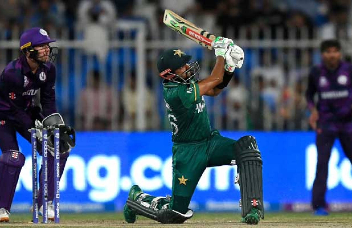 ޕާކިސްތާނާއި ސްކޮޓްލެންޑް މިރޭ ކުޅުނު މެޗުގެ ތެރެއިން.-- ފޮޓޯ: އޭއެފްޕީ