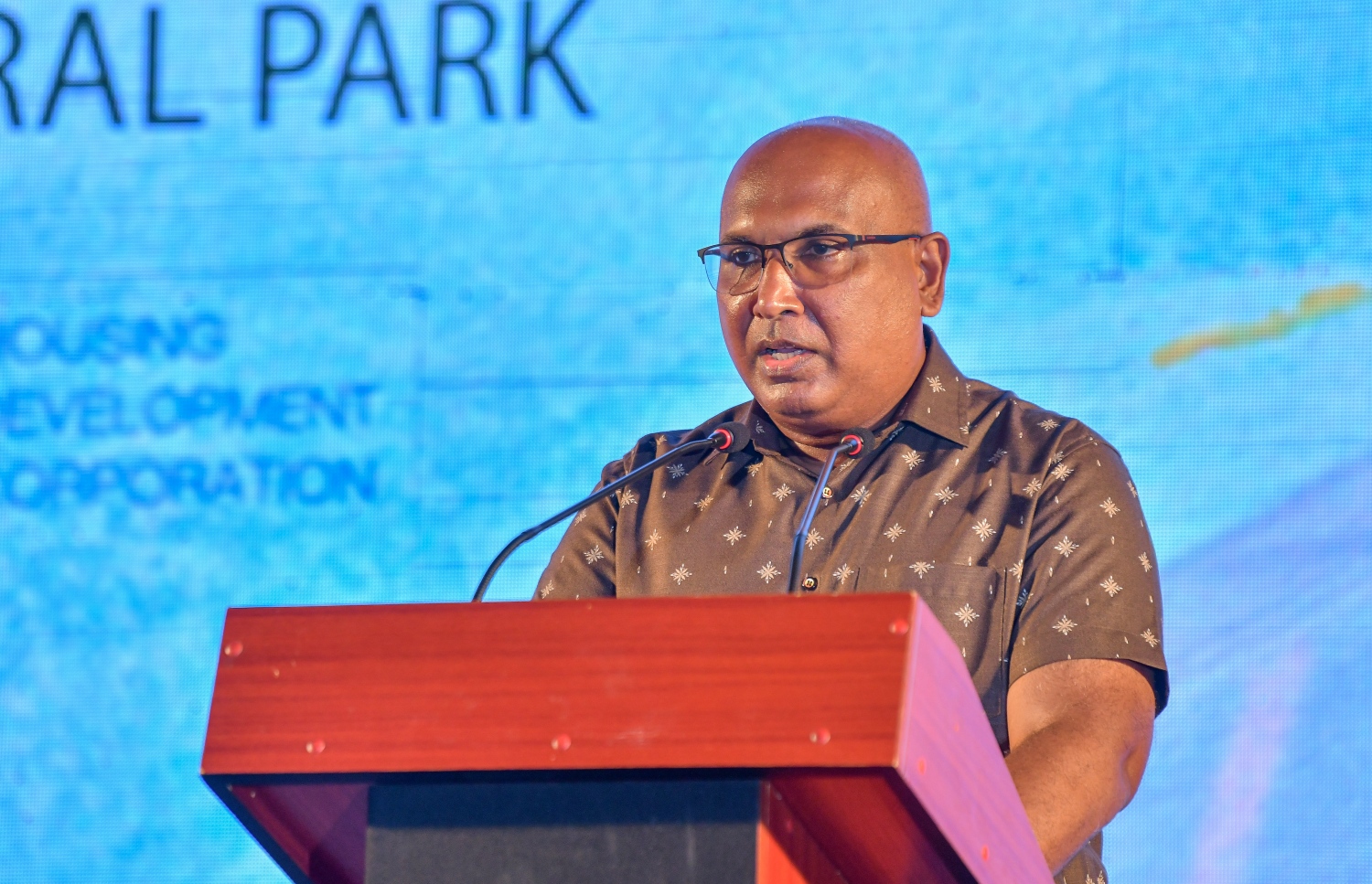 ފެންއަރުވާ ވަޑާން ހުޅުވަން މިރޭ ބޭއްވި ރަސްމިއްޔާތުގައި ސުހެއިލް ވާހަކަ ދައްކަވަނީ-- ފޮޓޯ: ފަޔާޒް މޫސާ/މިހާރު