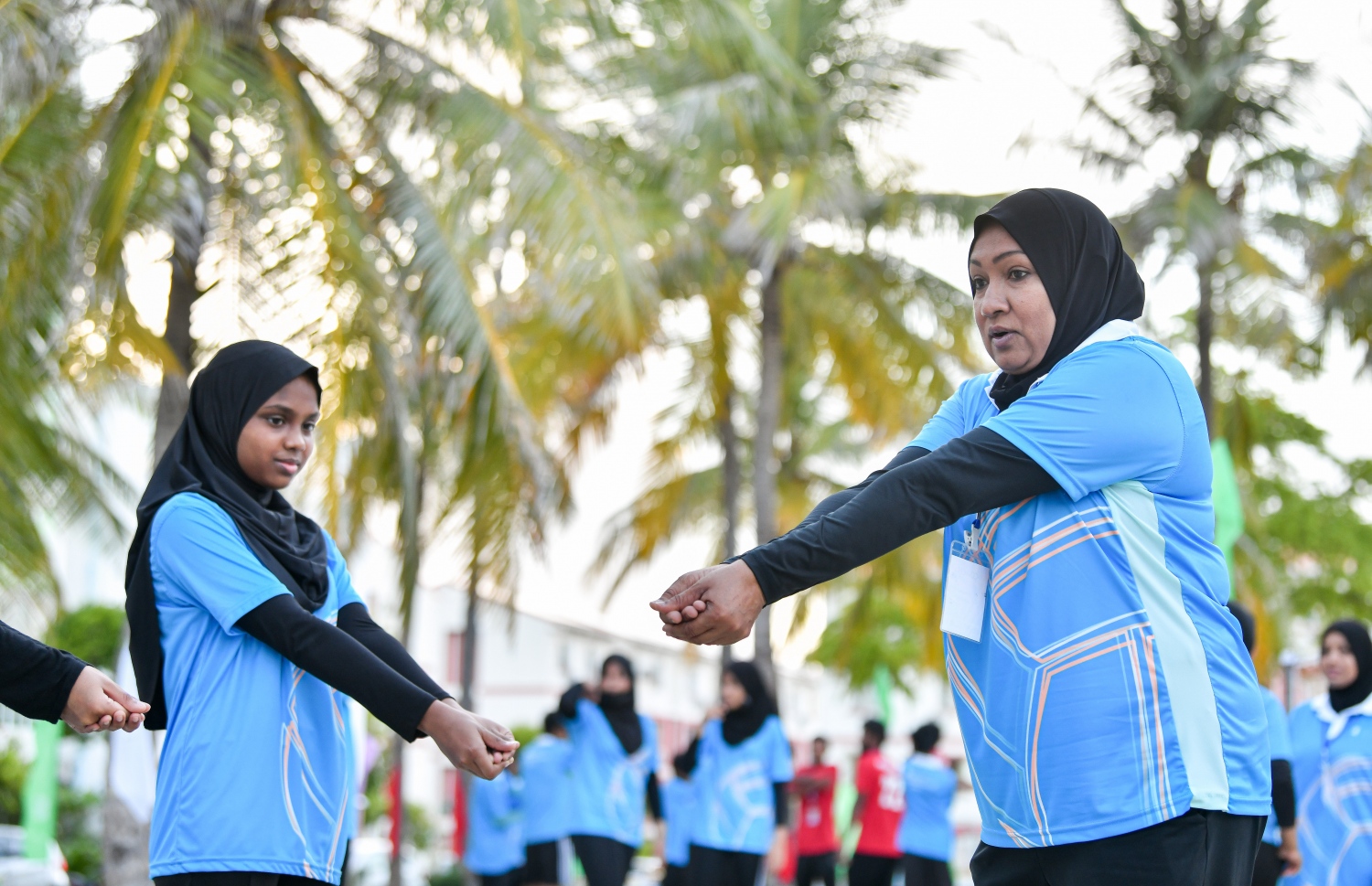 އެޗްޑީސީން ހުޅުމާލޭގައި ކުރިއަށްގެންދާ ވޮލީބޯލް ކޭމްޕްގެ ތެރެއިން --- ފޮޓޯ: ފަޔާޒު މޫސާ | މިހާރު