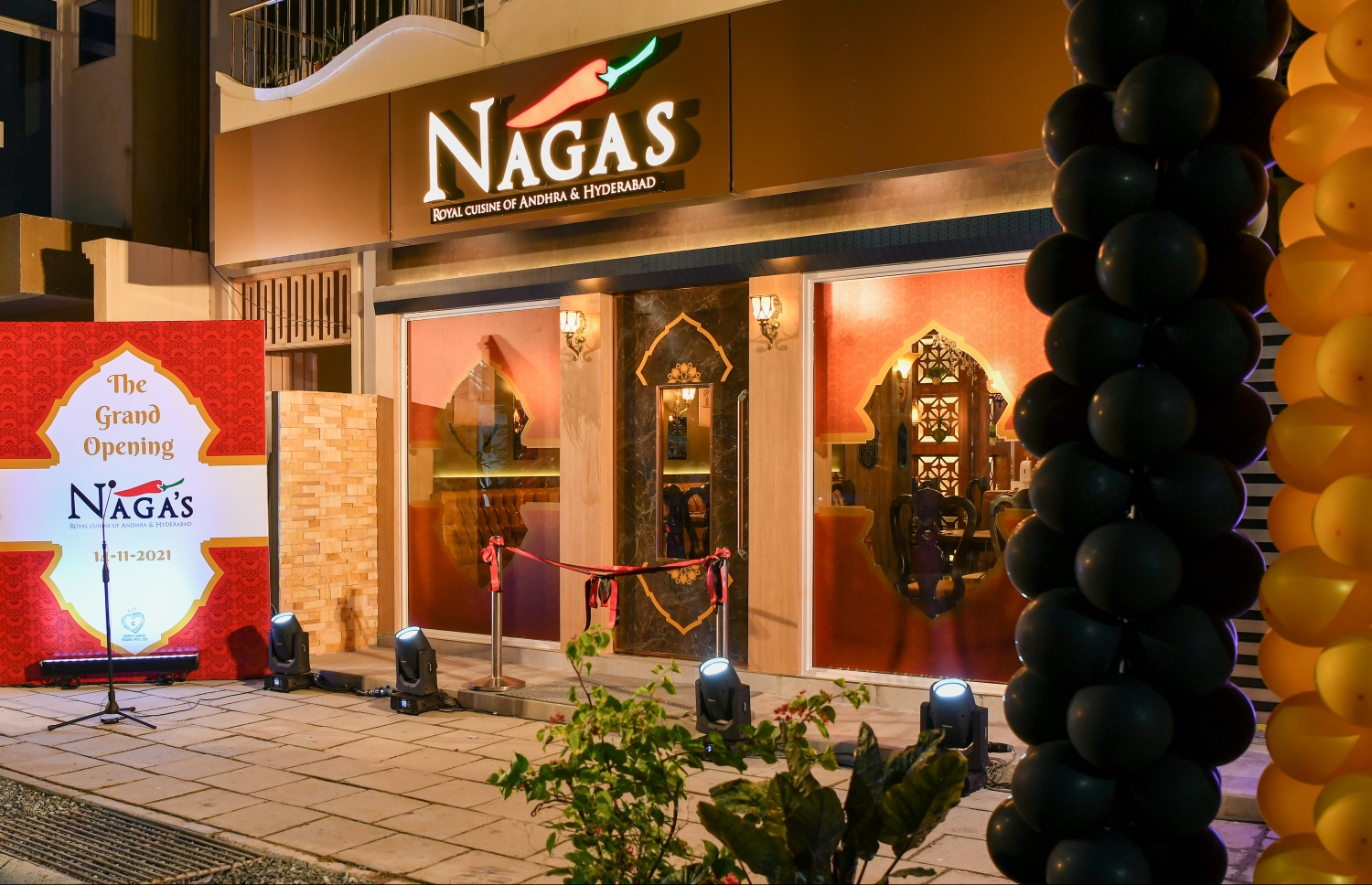 ހުޅުމާލެ: ނޮވެމްބަރު 14، 2021: ހުޅުމާލޭގައި ހުޅުވި އިންޑިއާގެ މަގުބޫލް ރެސްޓޯރެންޓް ޗެއިނެއް ކަމަށްވާ "ނަގާސް" ރެސްޓޯރެންޓް.-- ފޮޓޯ: ނިޝާން އަލީ /މިހާރު