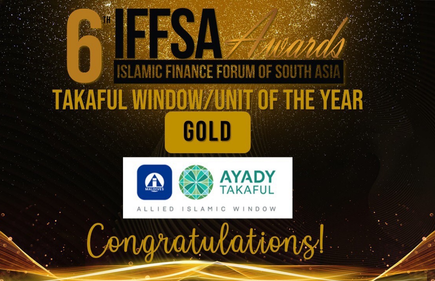 އަޔާދީ ތަކާފުލް އަށް ލިބުނީ އިފްސާގެ ތަކާފުލް ވިންޑޯ އޮފް ދަ އިޔާގެ ގޯލްޑް އެވޯޑު--