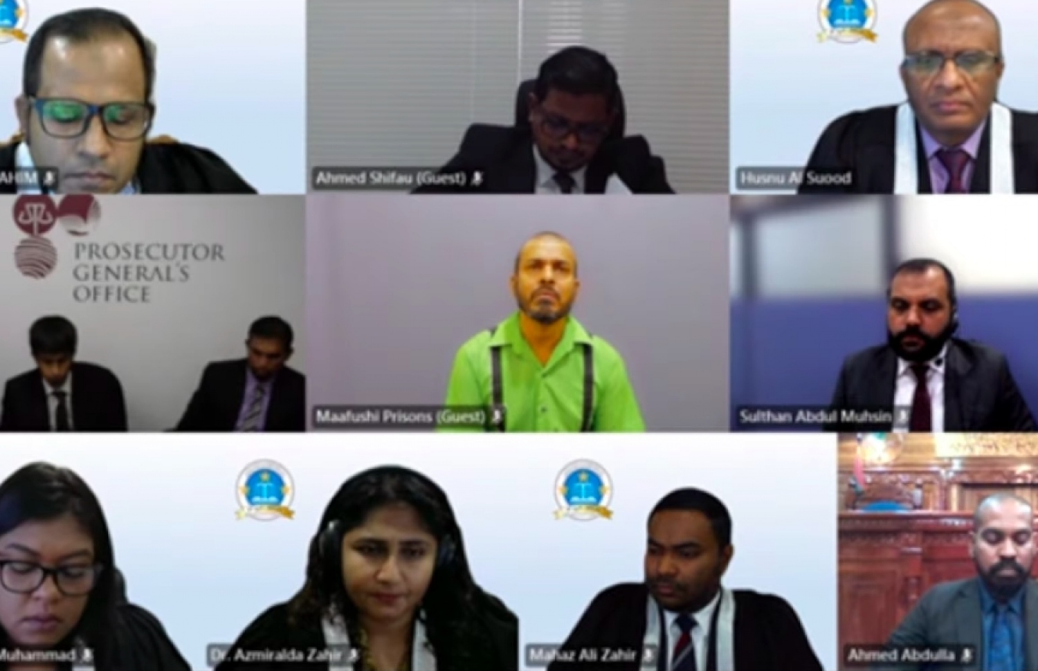 ޝީރީންގެ މަރުގެ މައްސަލައިގައި މިއަދު ސުޕްރީމް ކޯޓުގައި ބޭއްވި އޮންލައިން އަޑުއެހުމުގެ ތެރެއިން --