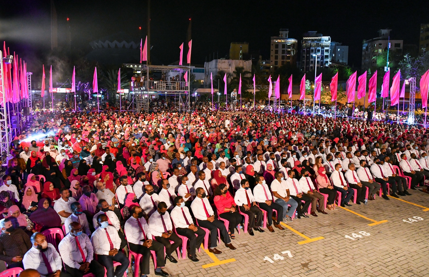 ޔާމީނަށް މަރުހަބާ ކިޔުމުގެ ބޮޑު ޖަލްސާ