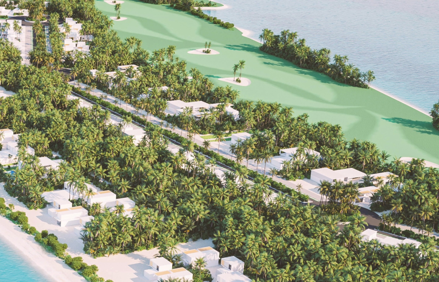 ގޮލްފް ދަނޑަށް ހާއްސަ ސަރަހައްދު: އެ ރަށުގެ އެއްފަޅި އެއްކޮށް ހާއްސަކޮށްފައި ވަނީ ގޮލްފް ދަނޑަށް--ފޮޓޯ: އެމްއައިޓީޑީސީ