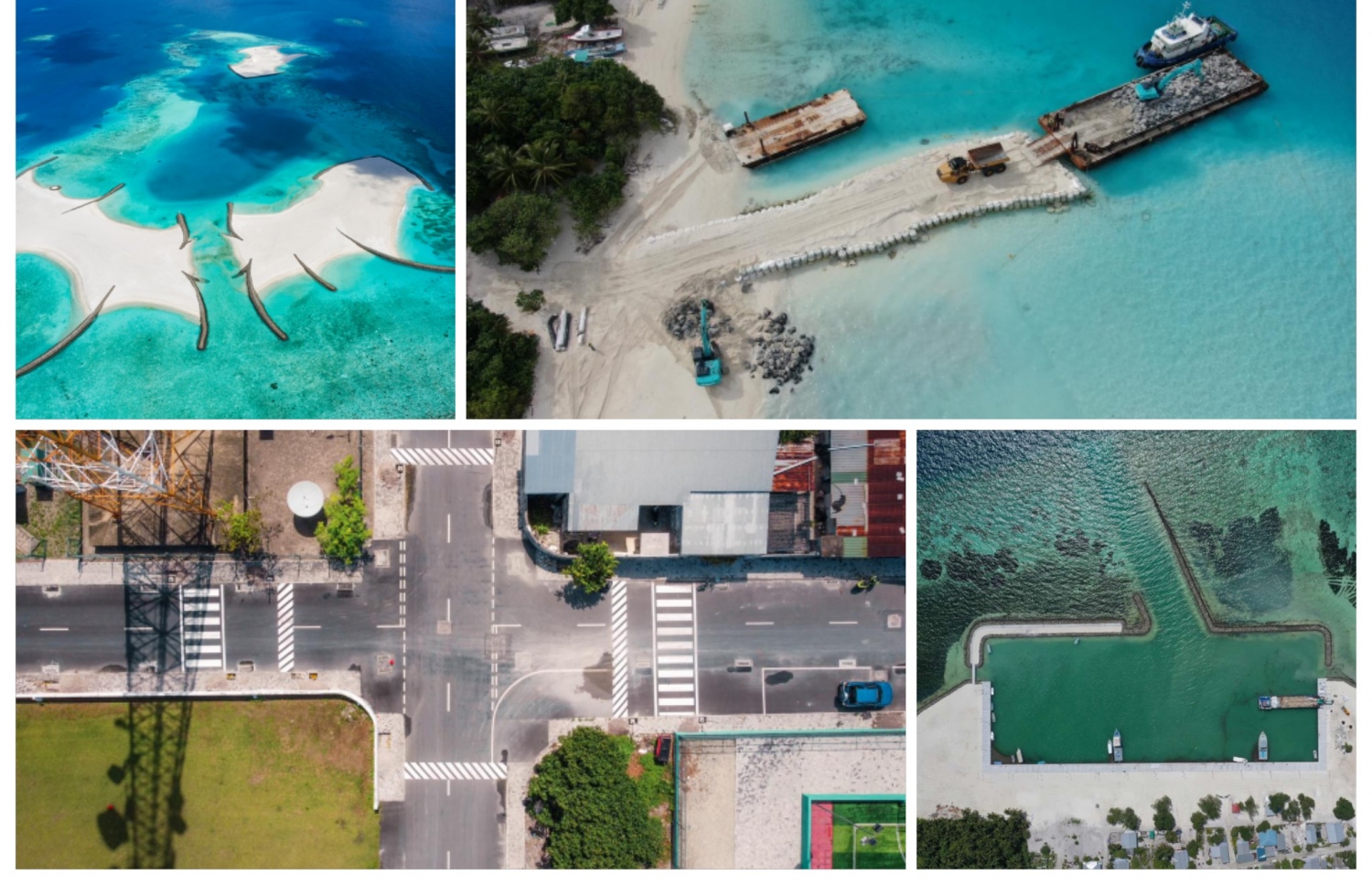 އެމްޓީސީސީން ހިންގި ބައެއް ޕްރޮޖެކްޓްތައް. މިހާރު ވެސް ރާއްޖޭގެ އެކި ހިސާބުތަކުގައި 70 އަށް ވުރެ ޕްރޮޖެކްޓް އަންނަނީ ހިންގަމުން--ފޮޓޯ:އެމްޓީސީސީ