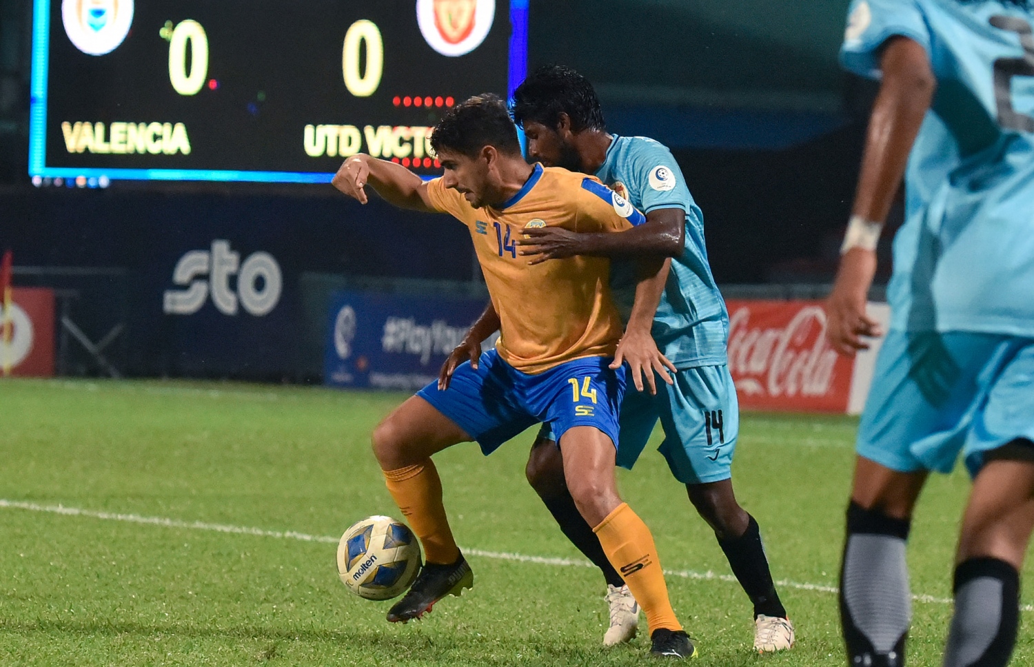 ޕްރެޒިޑެންޓް ކަޕްގައި ޔުނައިޓެޑް ވިކްޓަރީ އާއި ވެލެންސިއާ ކުޅުނު މެޗުގެ ތެރެއިން --- ފޮޓޯ: އެފްއޭއެމް