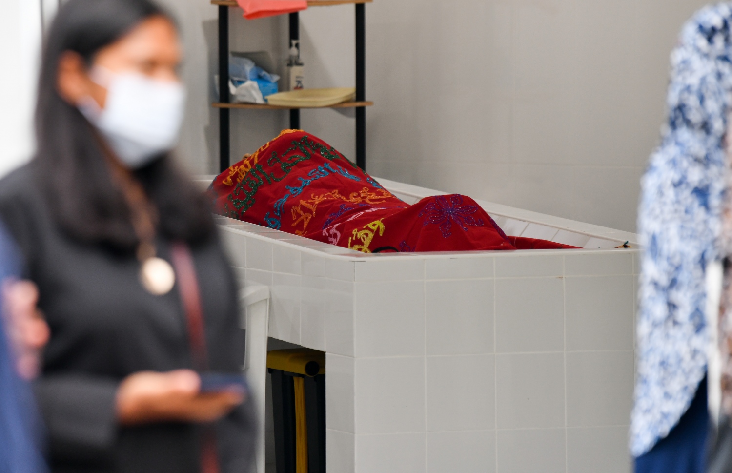 ހުޅުމާލޭ ސަހަރާގައި ޒާހިރުގެ ހަށިކޮޅު ބާއްވާފައި-- ފޮޓޯ: ނިޝާން އަލީ/ މިހާރު