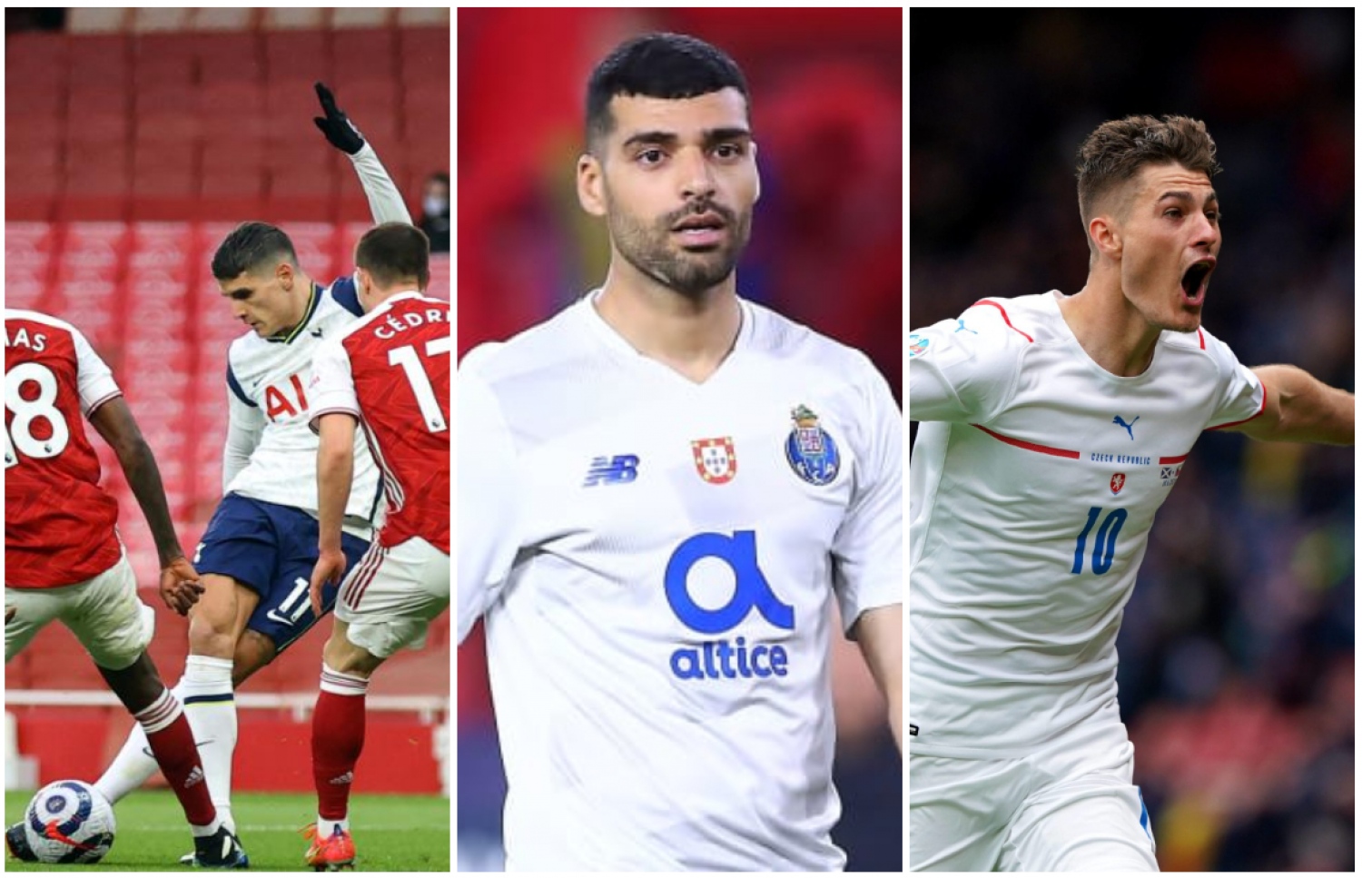 އެންމެ މޮޅު ގޯލަށް ދޭ ޕުސްކަސް އެވޯޑަށް ނޮމިނޭޓްވި ތިން ގޯލު ޖެހި ކުޅުންތެރިން: ޝިކް (ކ)، ތަރޭމީ (މ) އަދި ލަމޭލާ (ވ).--