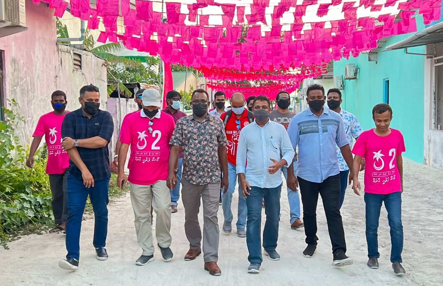 މޫސާ ފަތުހީއަށް ތާއީދު ހޯދުމަށް އިދިކޮޅު ލީޑާޝިޕްގެ ބައެއް ބޭފުޅުން ކޮމަންޑޫގައި-- ފޮޓޯ: ޕީޕީއެމް