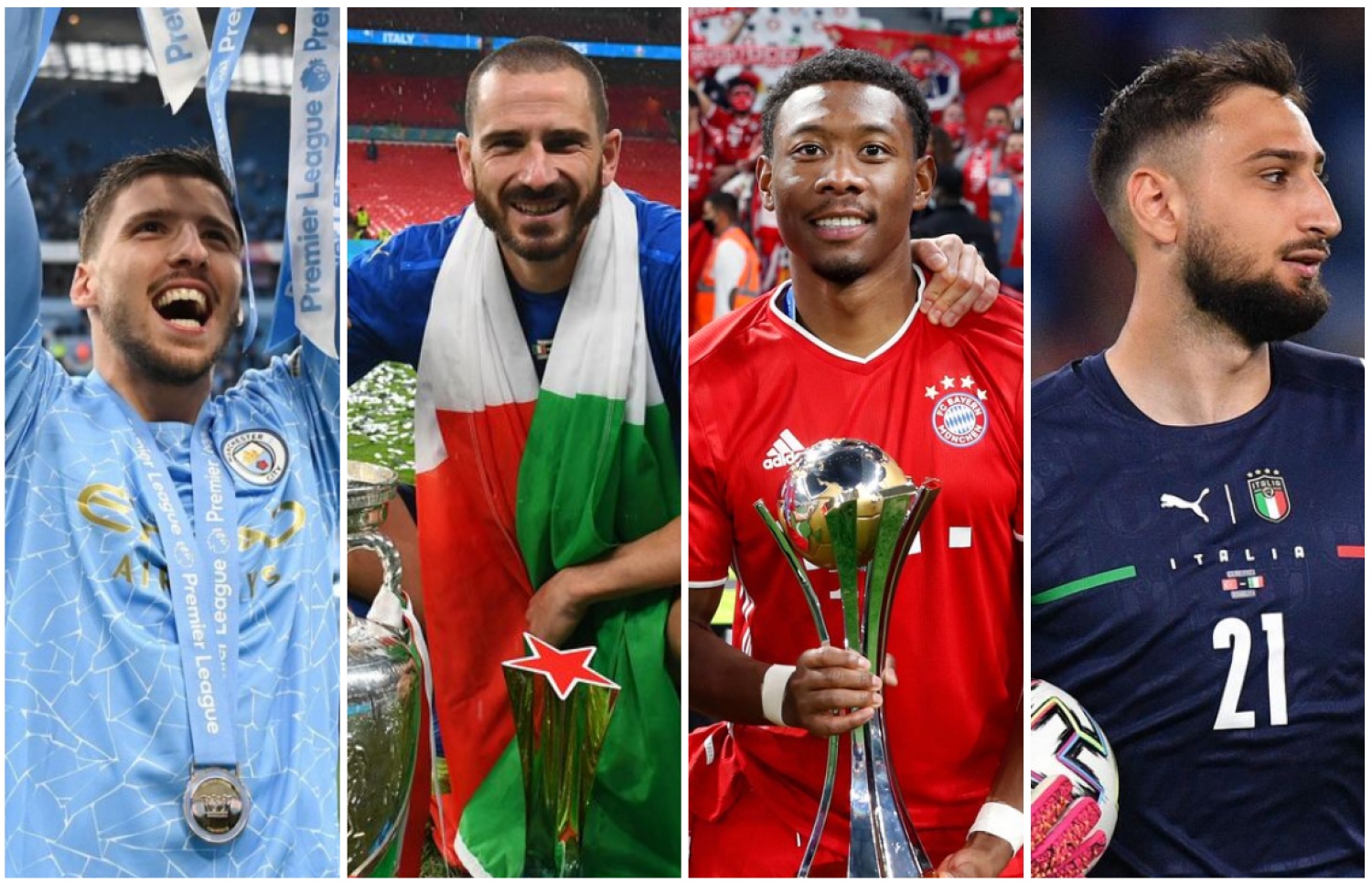 ކަނާތުން ވާތަށް: ޑޮނަރޫމާ (ގޯލްކީޕަރު)، އަލަބާ، ބޮނޫޗީ، ޑިއާޒް