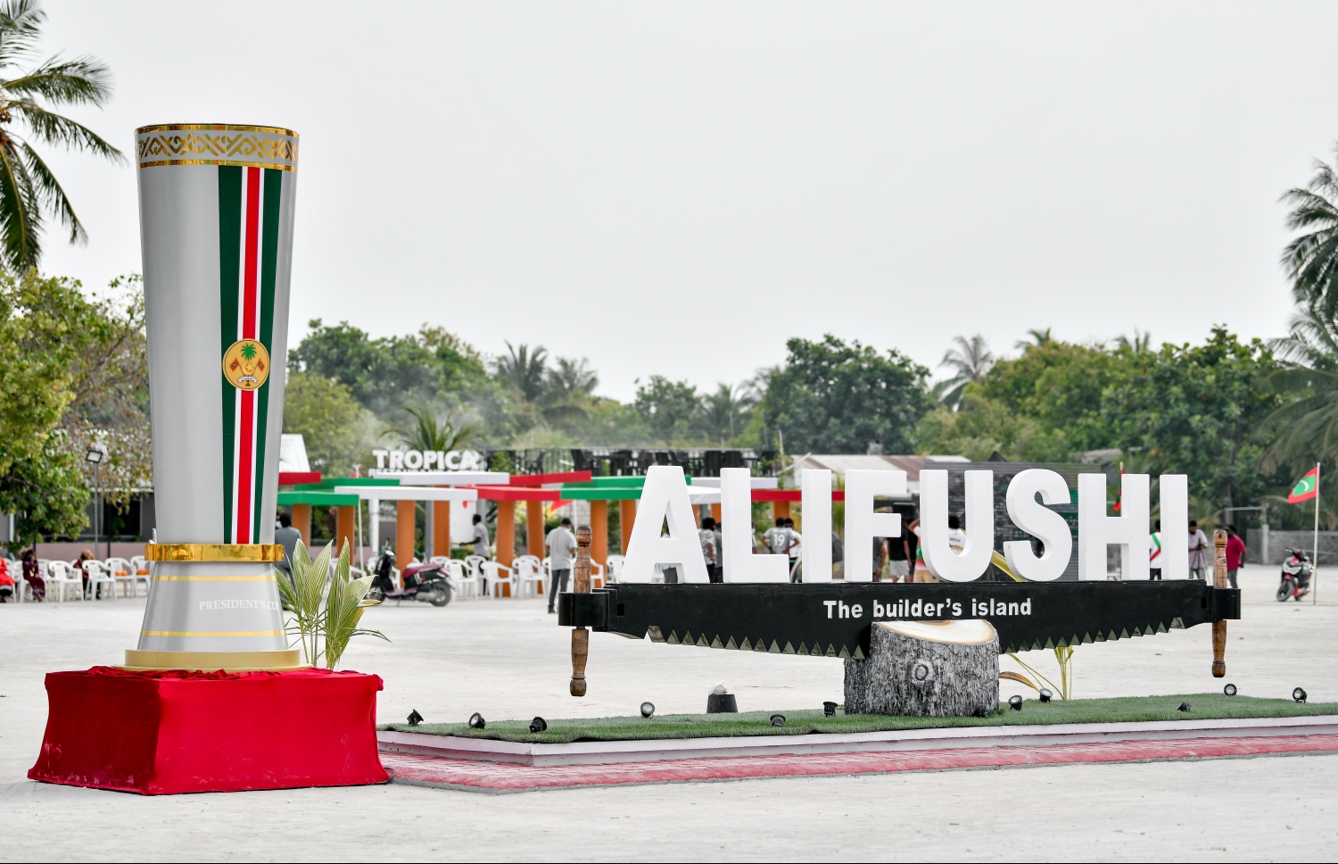 ޕްރެޒިޑެންޓްސް ކަޕް ފައިނަލަށް އަލިފުށި ތައްޔާރުވެފައި--. ފޮޓޯ: ނިޝާން އަލީ