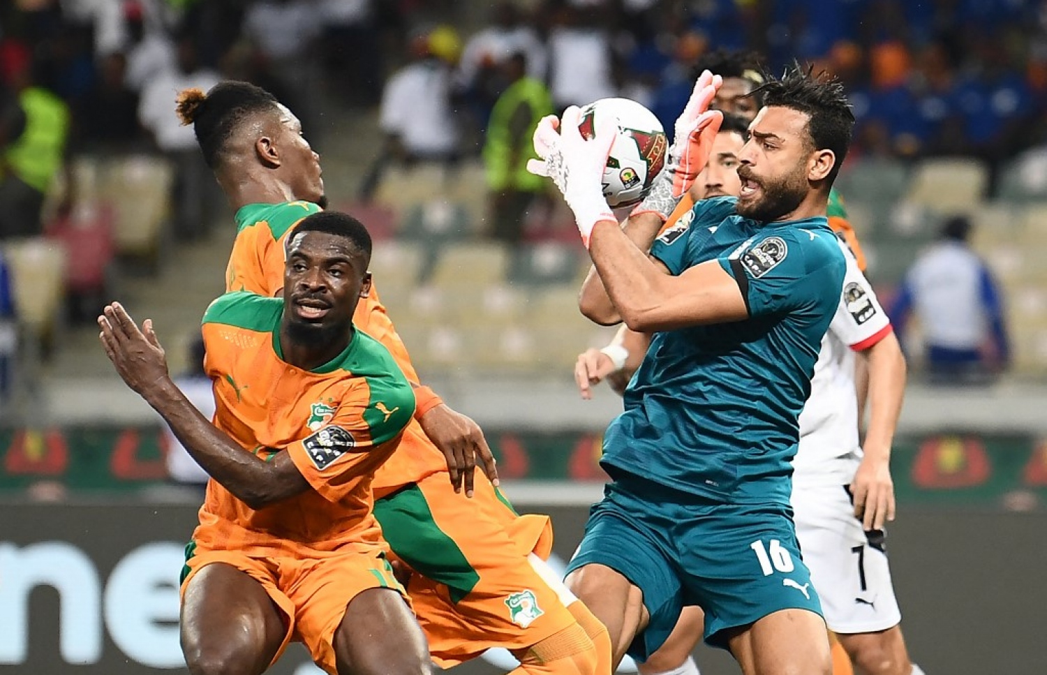 މިސްރުގެ ބަދަލު ކީޕަރު ގަބާލް ރޭގެ މެޗުގައި.-- ފޮޓޯ: އޭއެފްޕީ