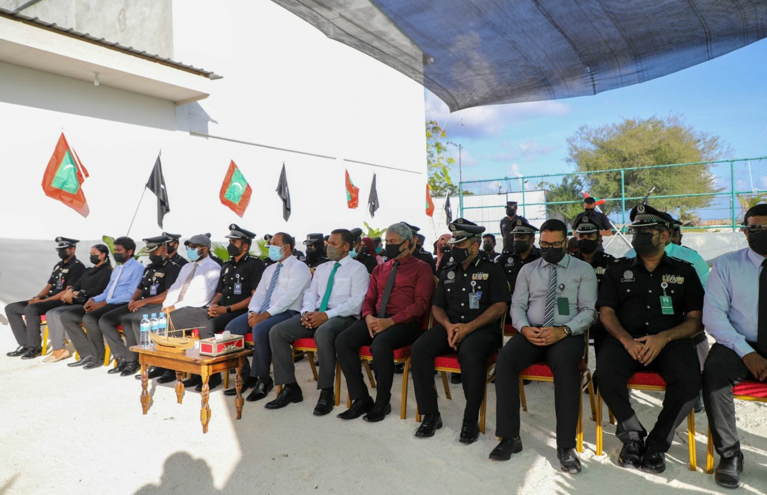 ކުޑަކުދިންގެ ޑިޓެންޝަން ސެންޓަރު ހުޅުވުމުގެ ރަސްމިއްޔާތު ހިންމަފުށީގައި ބާއްވަނީ. -- ފޮޓޯ/ ކަރެކްޝަނަލް ސާވިސް