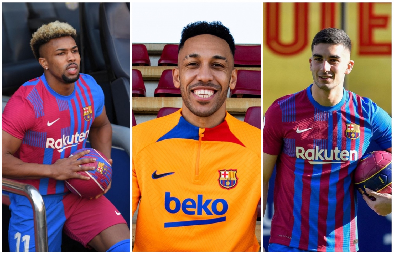 މި ޓްރާންސްފާ ބާޒާރުގައި ބާސެލޯނާއަށް ގެނައި ފެރާން ޓޮރޭޒް އާއި އޮބާމެޔަންގް އަދި އެޑަމާ ޓްރައޯރޭ.