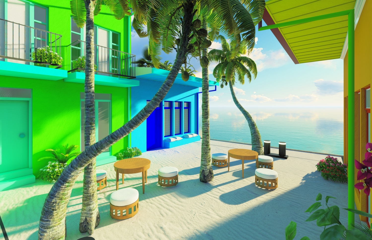 މޯލްޑިސް ފްލޯޓިން ސިޓީގެ ތްރީޑީ ކުރެހުމެއް